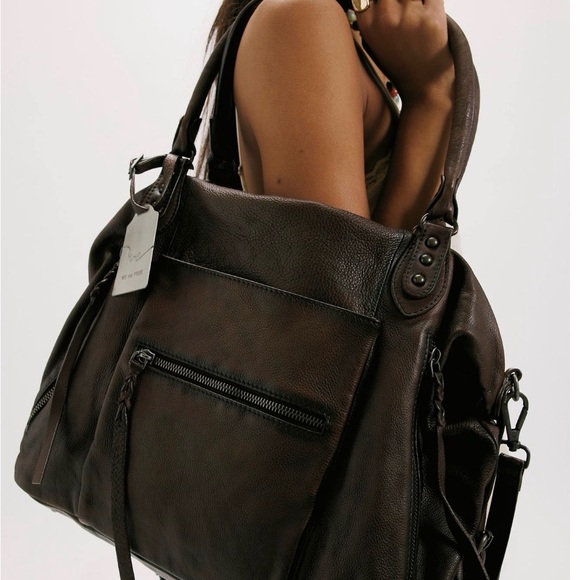 We The Free Dark Brown Hobo Bag - Picture 2 of 6